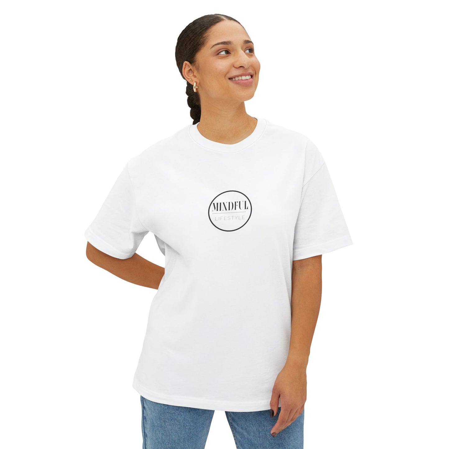 Mindful Lifestyle Oversized Unisex Tee - Transform Your Own World